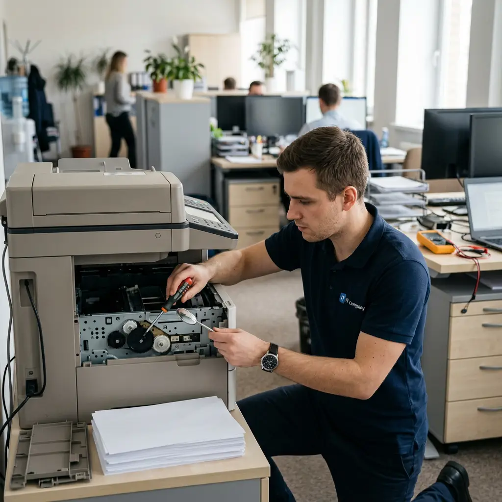 Naprawa drukarek Płock - doświadczony serwisant diagnozuje usterkę sprzętu
